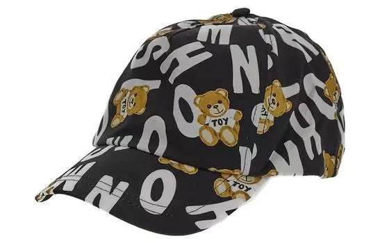 Бейсболка с логотипом MOSCHINO, черный