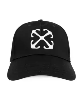 Бейсболка с логотипом Off White, черный