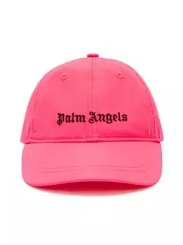 Бейсболка с логотипом Palm Angels Kids, розовый