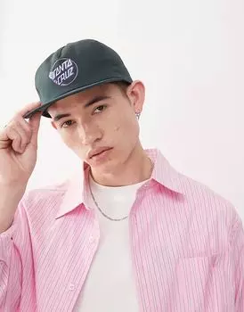 Бейсболка с логотипом Santa Cruz UFO Dot в бирюзовом цвете