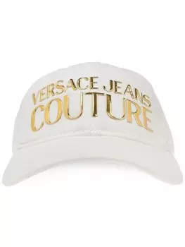 Бейсболка с логотипом Versace Jeans Couture, белый