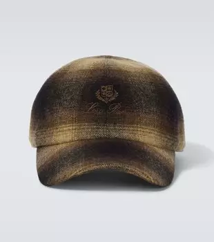 Бейсболка с логотипом в клетку Loro Piana, Forest Fables+Beech