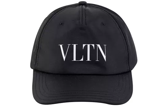 Бейсболка с принтом Vltn Valentino, черный
