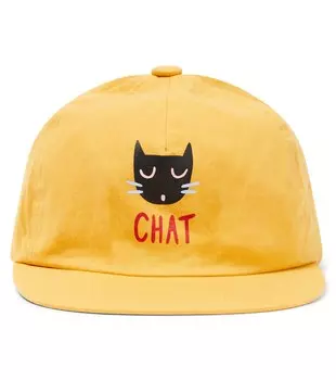 Бейсболка с принтом в виде чата Jellymallow, желтый