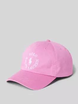 Бейсболка с пришитой этикеткой Polo Ralph Lauren Teens, розовый