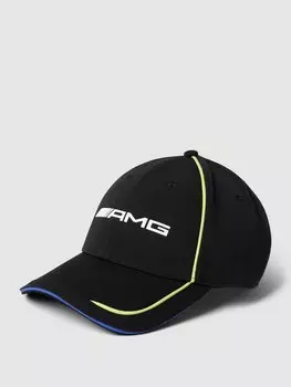 Бейсболка с пришитой этикеткой Puma, черный
