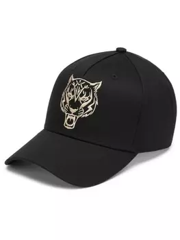 Бейсболка с тигром Plein Sport, черный