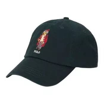 Бейсболка с вышитым изображением Polo Bear и изогнутым козырьком Polo Ralph Lauren