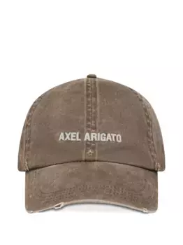 Бейсболка с вышитым логотипом AA Axel Arigato, коричневый