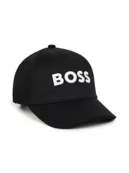 Бейсболка с вышитым логотипом BOSS Kidswear, черный