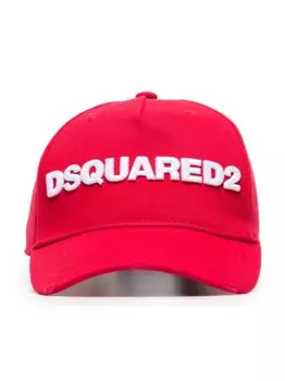 Бейсболка с вышитым логотипом DSQUARED2, красный