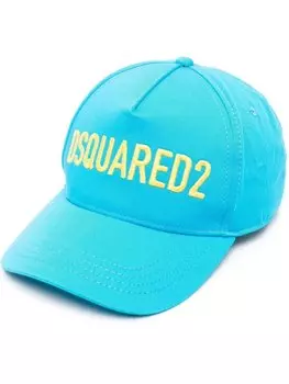 Бейсболка с вышитым логотипом Dsquared2, синий