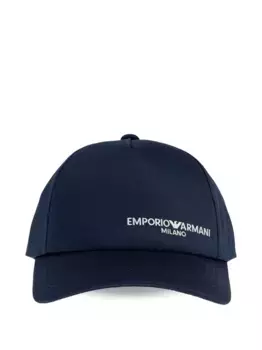 Бейсболка с вышитым логотипом EMPORIO ARMANI, синий