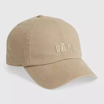 Бейсболка с вышитым логотипом Gap, бежевый