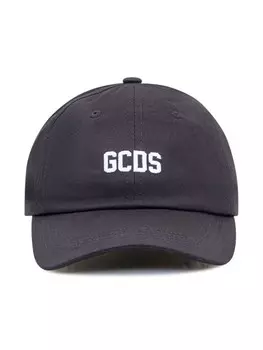 Бейсболка с вышитым логотипом GCDS, черный