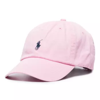 Бейсболка с вышитым логотипом и изогнутым козырьком Polo Ralph Lauren
