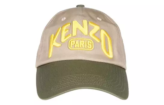 Бейсболка с вышитым логотипом KENZO, Light Umber/Green