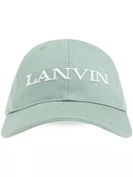 Бейсболка с вышитым логотипом Lanvin, зеленый