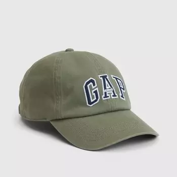 Бейсболка с вышитым логотипом легкоатлетической команды Gap, зеленый