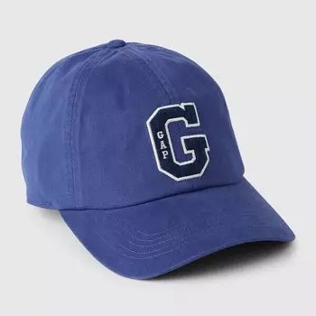 Бейсболка с вышитым логотипом легкоатлетической команды Gap, синий