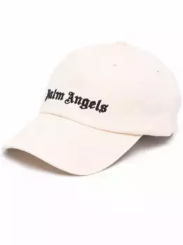 Бейсболка с вышитым логотипом PALM ANGELS, белый