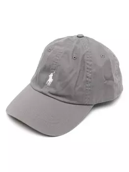Бейсболка с вышитым логотипом Polo Ralph Lauren, серый