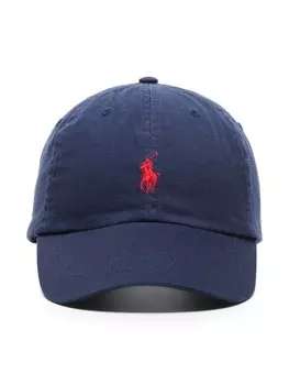Бейсболка с вышитым логотипом Polo Ralph Lauren, синий