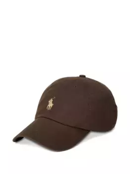Бейсболка с вышитым логотипом POLO RALPH LAUREN, коричневый