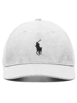 Бейсболка с вышитым логотипом POLO RALPH LAUREN, серый