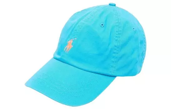 Бейсболка с вышитым логотипом Polo Ralph Lauren, светло-голубой