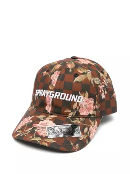 Бейсболка с вышитым логотипом sprayground для детей Sprayground kid, коричневый