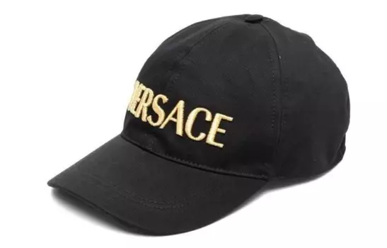 Бейсболка с вышитым логотипом VERSACE, черный