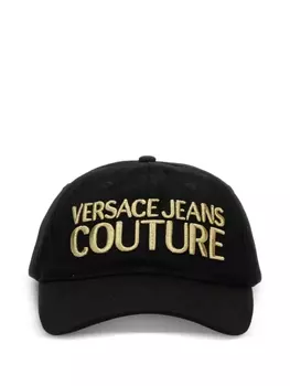Бейсболка с вышитым логотипом Versace Jeans Couture, черный