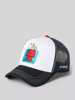 Бейсболка с вышитым мотивом Capslab, белый