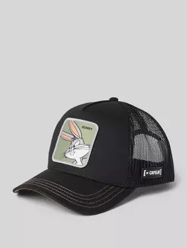 Бейсболка с вышитым мотивом Capslab, черный