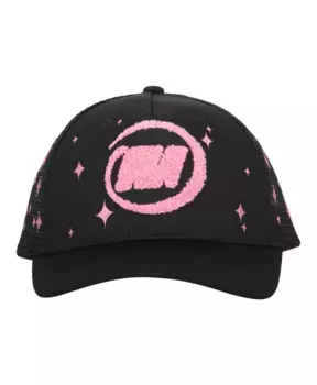 Бейсболка с вышивкой и сетчатой спинкой. Market, черный