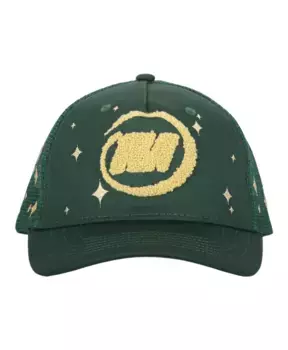 Бейсболка с вышивкой и сетчатой спинкой. Market, зеленый