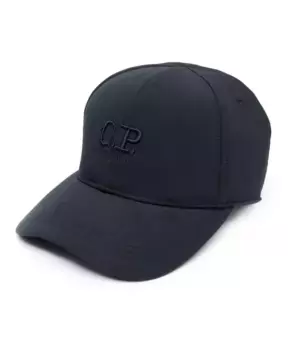 Бейсболка с вышивкой логотипа C.P. Company, синий