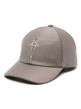 Бейсболка с вышивкой Pentagram Rick Owens DRKSHDW, бежевый
