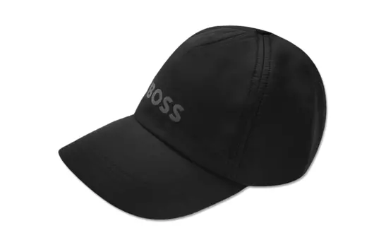 Бейсболка с закругленным козырьком и логотипом HUGO BOSS