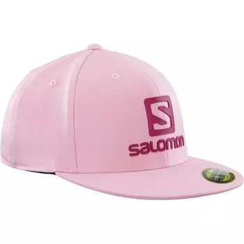 Бейсболка Salomon Logo Flexfit, розовый