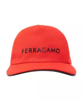 Бейсболка Salvatore Ferragamo, красный
