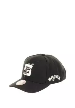 Бейсболка SAN ANTONIO SPURS NBA ICON GRAIL PRO SNAPBACK HARDWOOD CLAASIC PRO CROWN FIT Mitchell & Ness, цвет schwarz