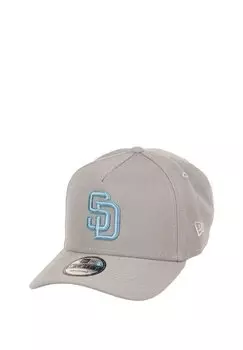 Бейсболка SAN DIEGO PADRES MLB 40TH ANNIVERSARY SIDEPATCH COOPERSTOWN SKY 9FORTY A-FRAME SNAPBACK New Era, цвет grau