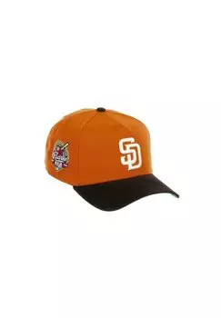 Бейсболка SAN DIEGO PADRES MLB 40TH ANNIVERSARY SIDEPATC 9FORTY A-FRAME SNAPBACK New Era, цвет schwarz