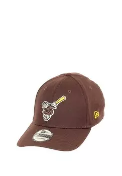 Бейсболка SAN DIEGO PADRES MLB HISTORICAL TEAM LOGO COOPERSTOWN 39THIRTY STRETCH New Era, цвет braun
