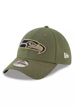 Бейсболка SEATTLE SEAHAWKS NFL ON FIELD 2018 SALUTE TO SERVICE 39THIRTY ST New Era, цвет oliv