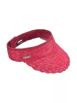 Бейсболка Seeberger Stroh Sonnenschild, красный