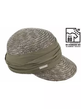 Бейсболка Seeberger Strohhut, зеленый