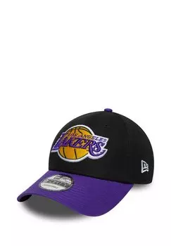 Бейсболка SIDE PATCH FORTY ADJUSTABLE LAKERS New Era, черный